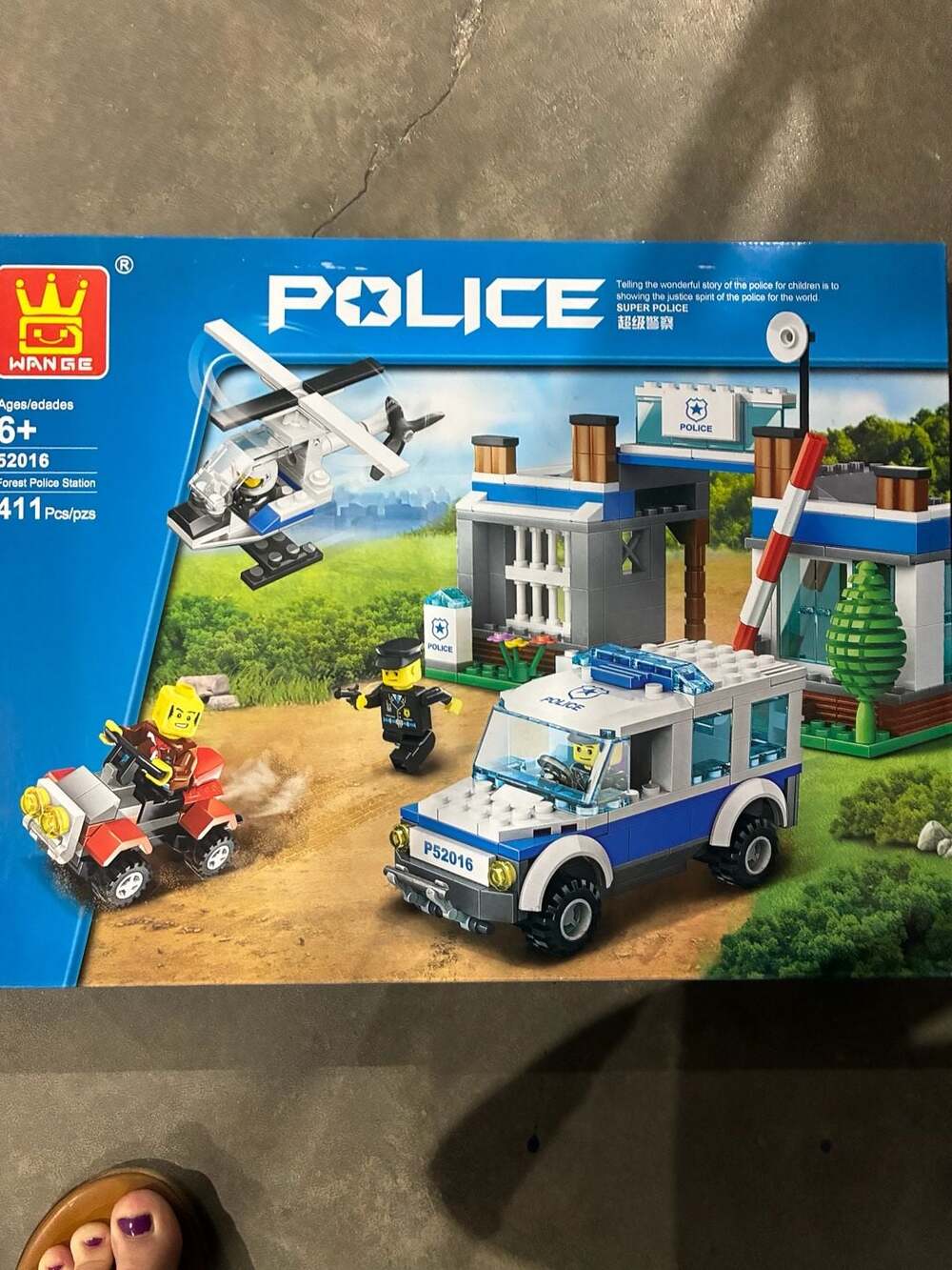 Wange 52016 Forest Police Station Building Block Set